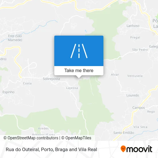 Rua do Outeiral map