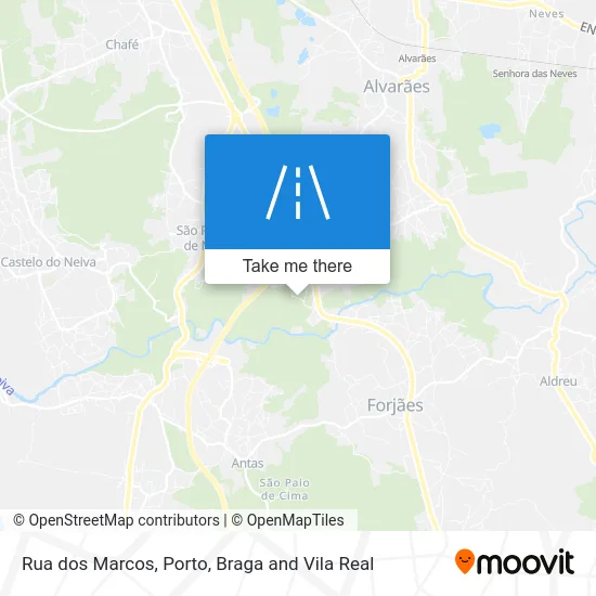 Rua dos Marcos map
