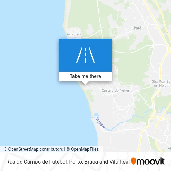 Rua do Campo de Futebol map