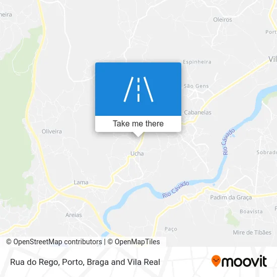 Rua do Rego map