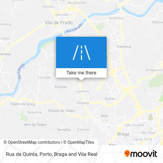 Rua da Quinta map