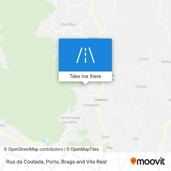 Rua da Coutada map