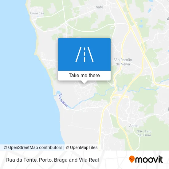 Rua da Fonte map