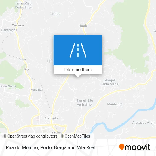 Rua do Moinho map