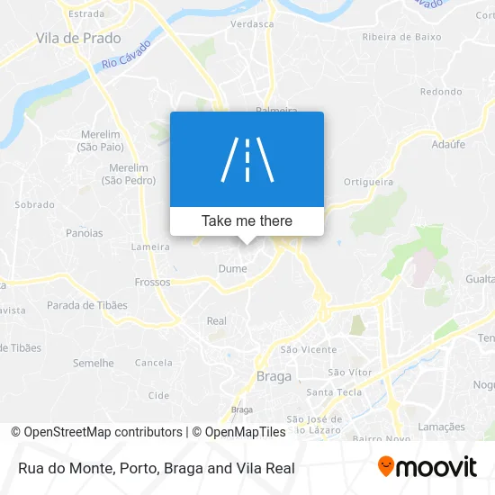 Rua do Monte map