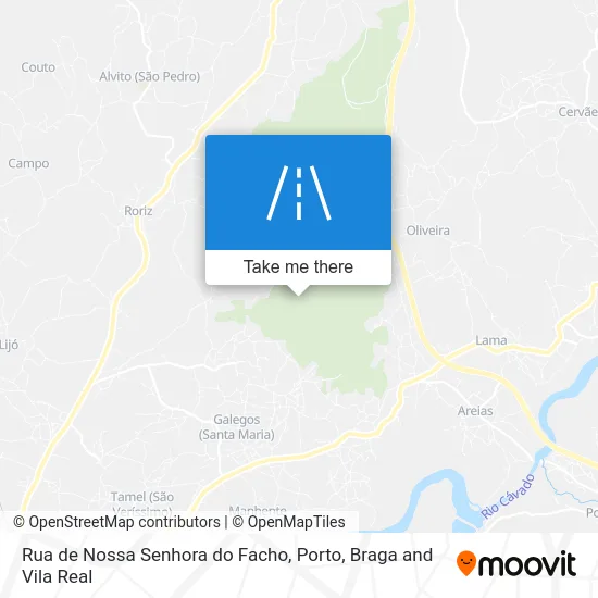 Rua de Nossa Senhora do Facho map