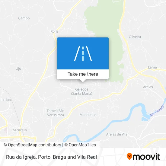 Rua da Igreja map