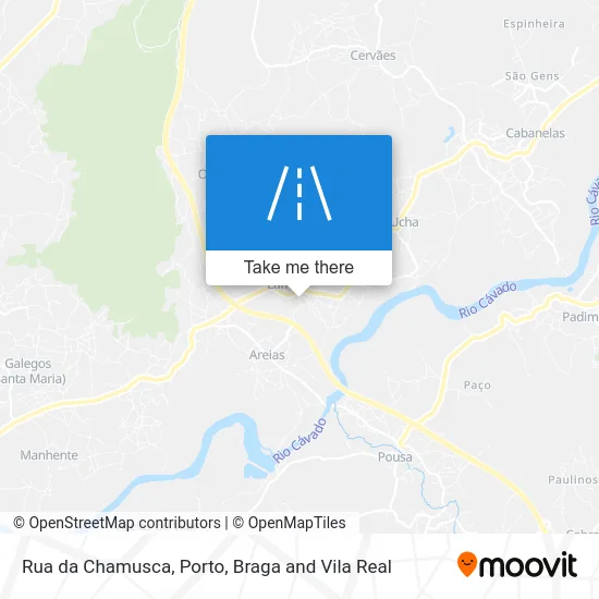 Rua da Chamusca map
