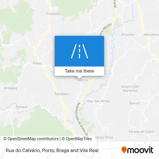 Rua do Calvário map