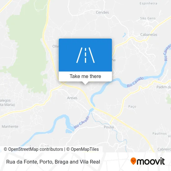 Rua da Fonte map