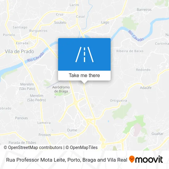 Rua Professor Mota Leite map