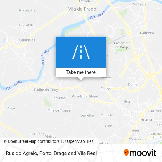 Rua do Agrelo map