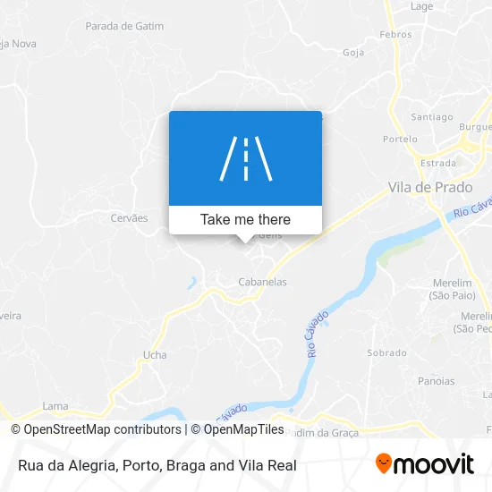 Rua da Alegria map