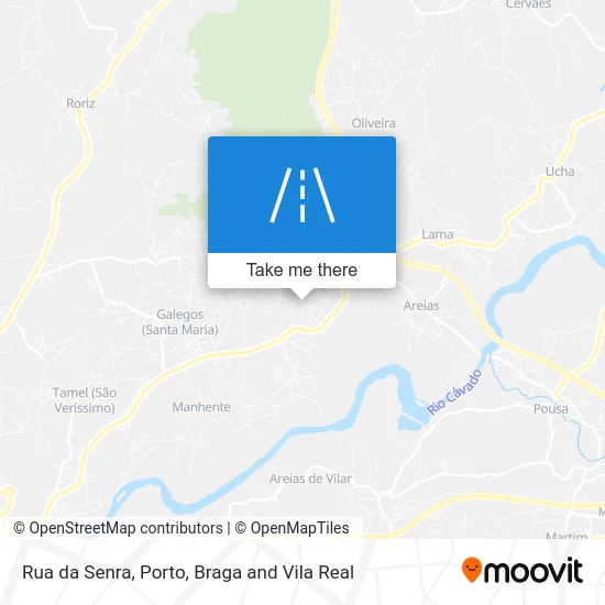 Rua da Senra map