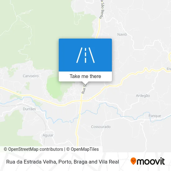Rua da Estrada Velha map