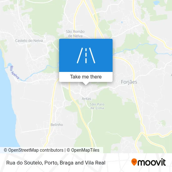 Rua do Soutelo map