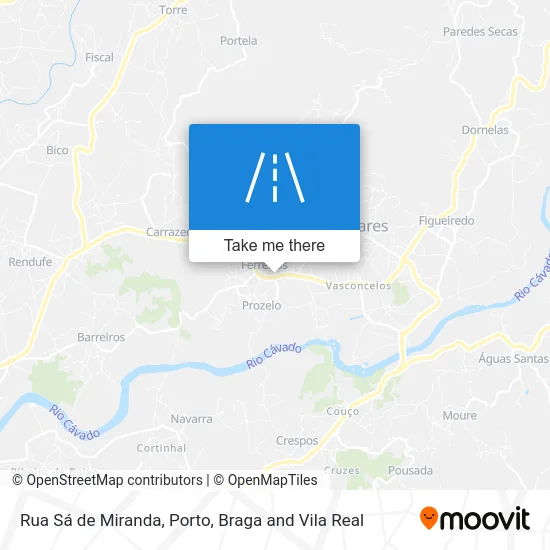 Rua Sá de Miranda map