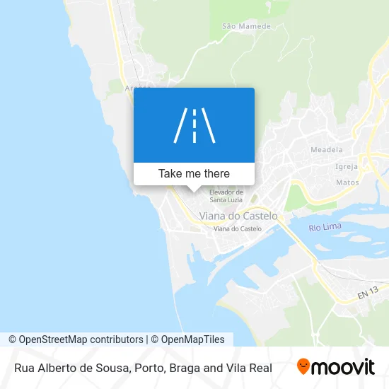 Rua Alberto de Sousa map