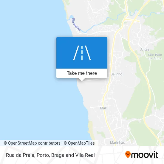 Rua da Praia map