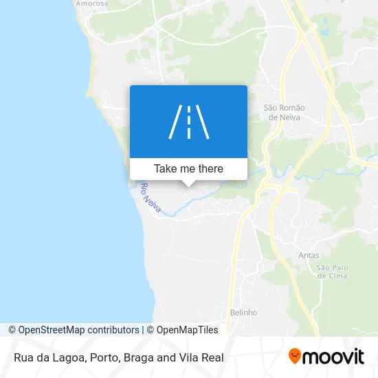 Rua da Lagoa map