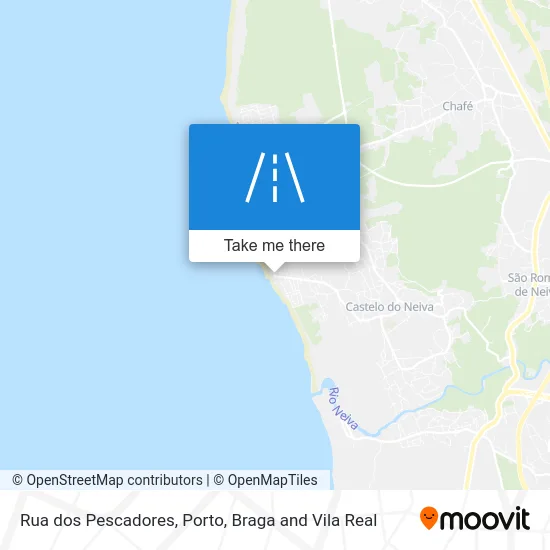 Rua dos Pescadores map