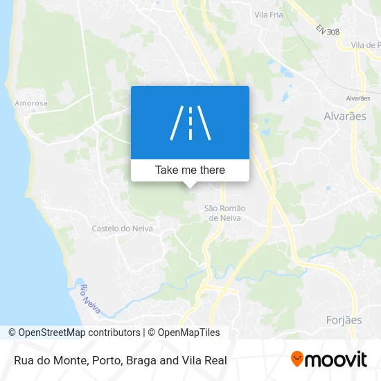 Rua do Monte map