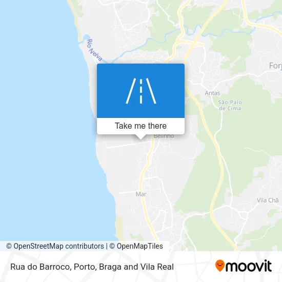 Rua do Barroco map