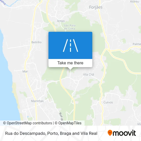 Rua do Descampado map