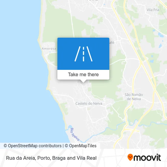 Rua da Areia map