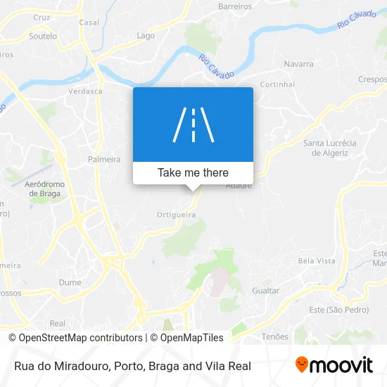 Rua do Miradouro map