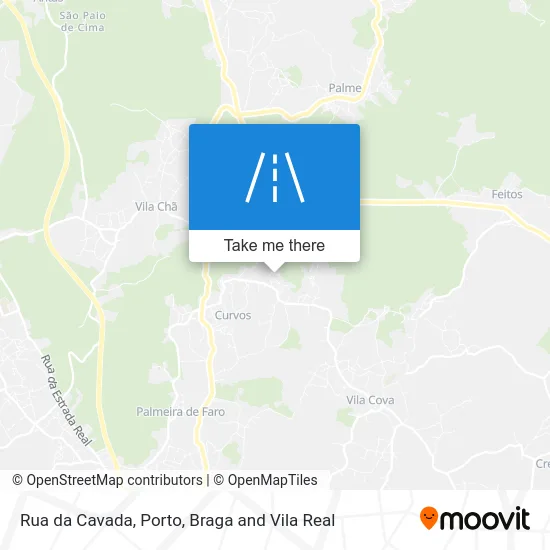Rua da Cavada map