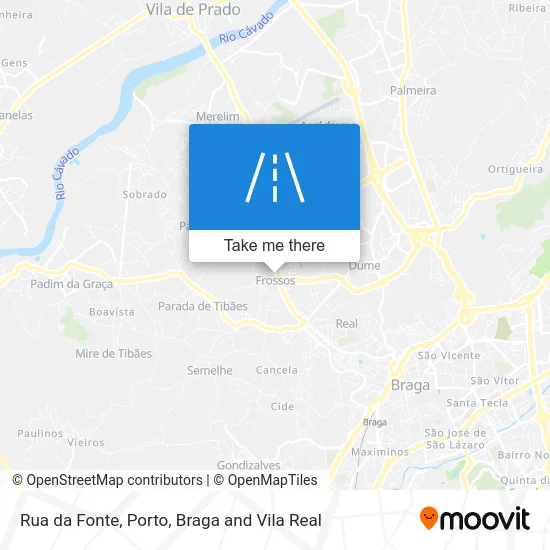 Rua da Fonte map