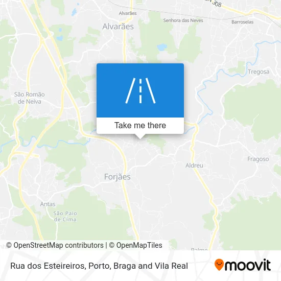 Rua dos Esteireiros map