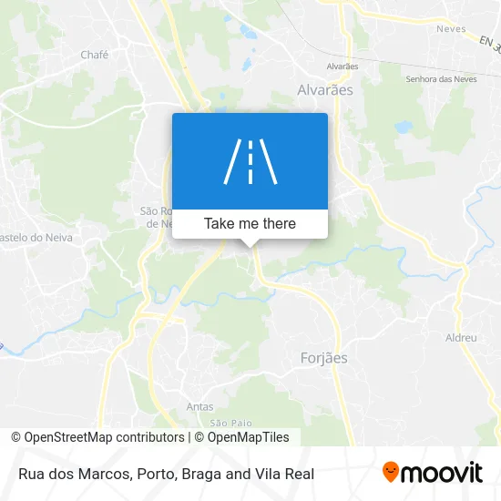 Rua dos Marcos map