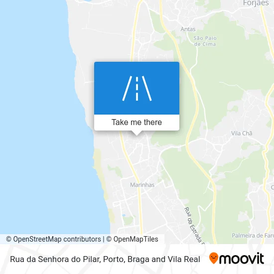 Rua da Senhora do Pilar map