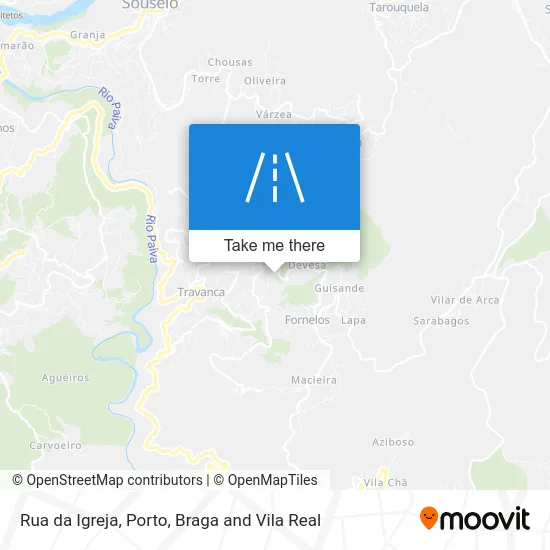 Rua da Igreja map
