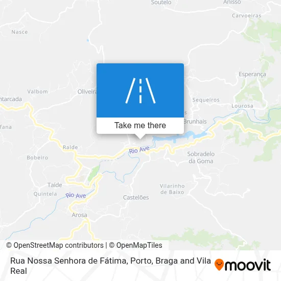 Rua Nossa Senhora de Fátima map