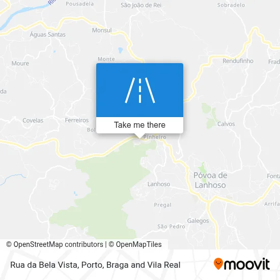 Rua da Bela Vista map