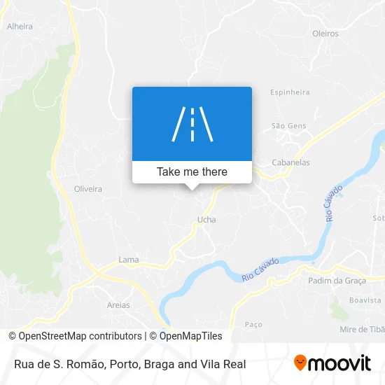 Rua de S. Romão map