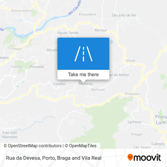 Rua da Devesa map