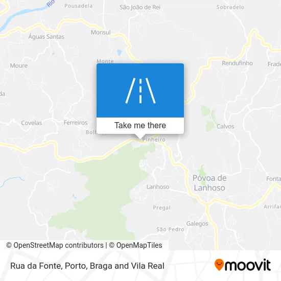 Rua da Fonte map