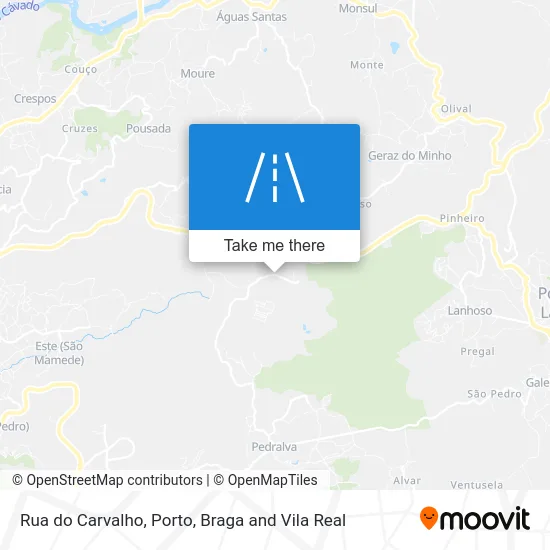 Rua do Carvalho map