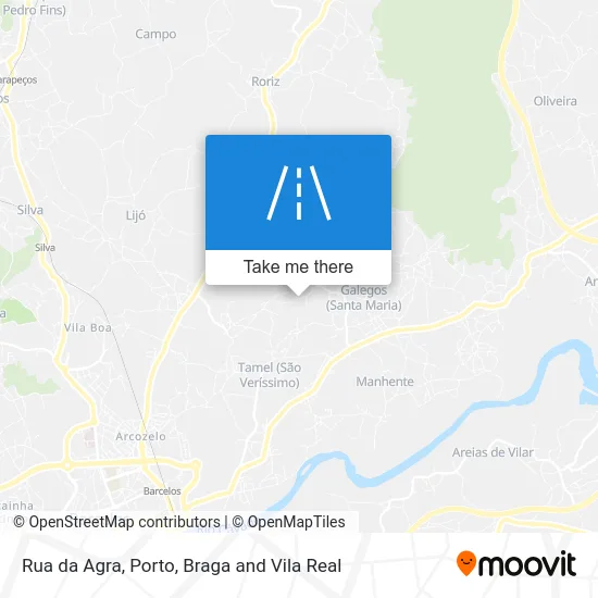 Rua da Agra map