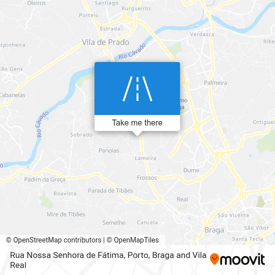 Rua Nossa Senhora de Fátima map