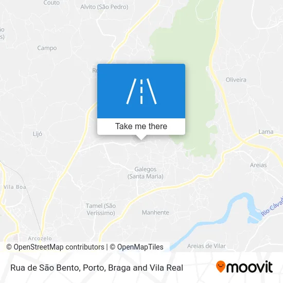 Rua de São Bento map