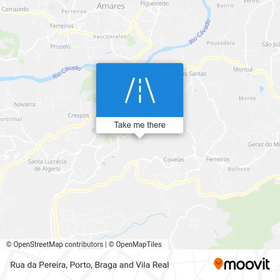 Rua da Pereira map