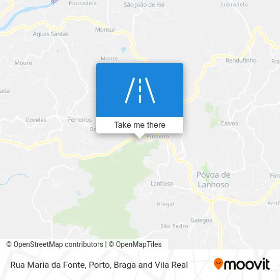 Rua Maria da Fonte map