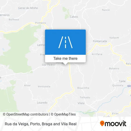 Rua da Veiga map