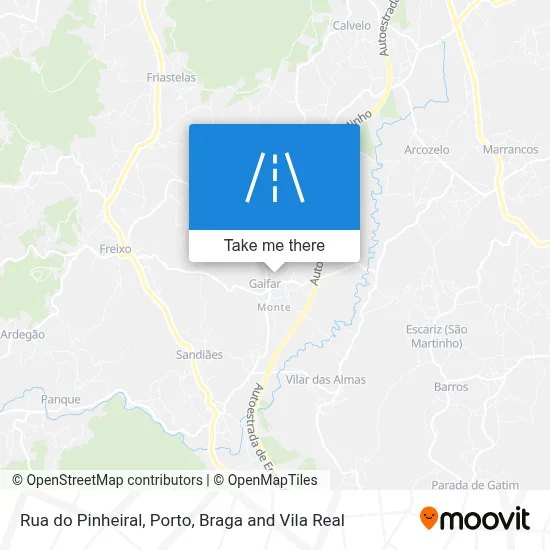 Rua do Pinheiral map