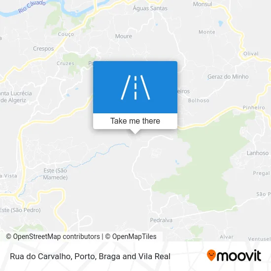 Rua do Carvalho map
